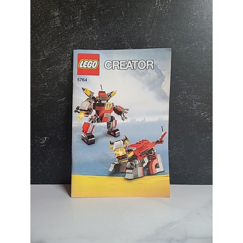 Lego Creator 5764 Rescue Robot Building 3 in 1 Instruction Manual Only 2011